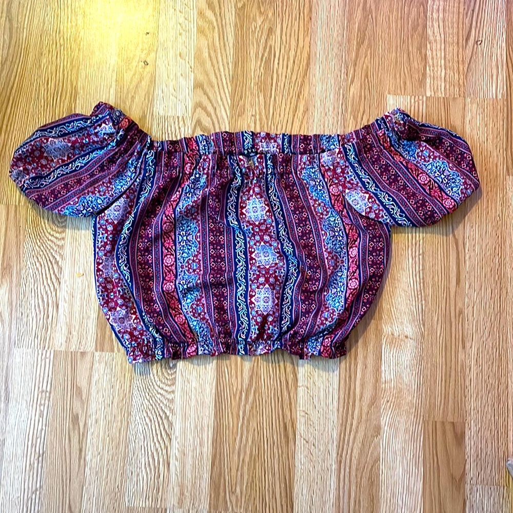 Off the shoulder blouse